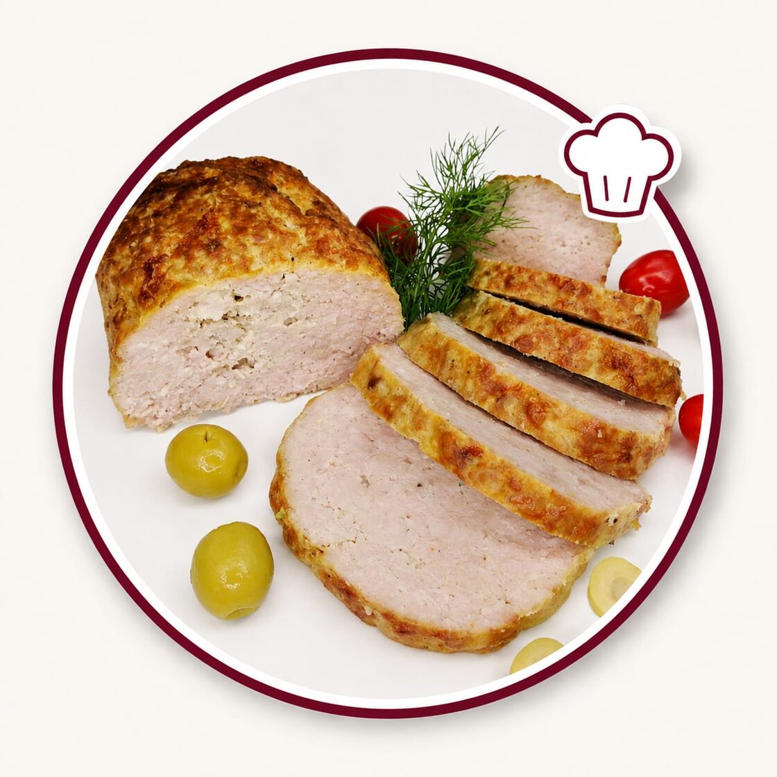 Malejas gaļas ēdieni - viltotais zaķis
